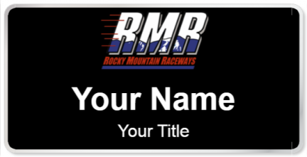 Custom name badges for Rocky Mountain Raceways