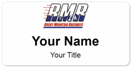 Custom name badges for Rocky Mountain Raceways