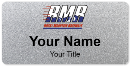 Custom name badges for Rocky Mountain Raceways