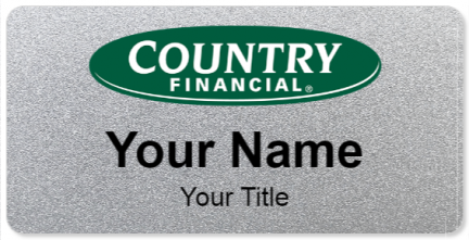 Custom name badges for Country Financial