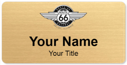 Custom name badges for Route 66 Raceway
