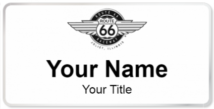 Custom name badges for Route 66 Raceway