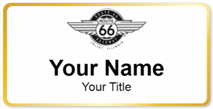 Custom name badges for Route 66 Raceway