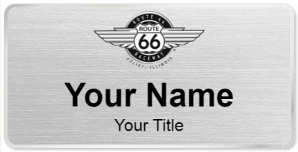 Custom name badges for Route 66 Raceway
