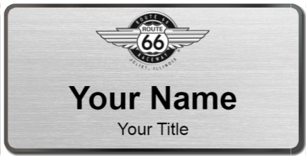 Custom name badges for Route 66 Raceway