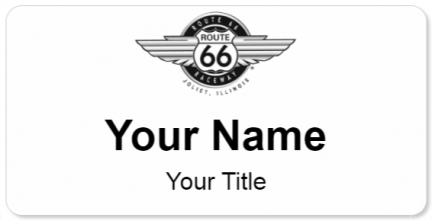 Custom name badges for Route 66 Raceway
