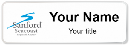 Custom name badges for Sanford Seacoast Regional Airport