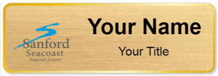 Custom name badges for Sanford Seacoast Regional Airport