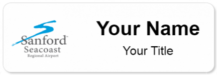 Custom name badges for Sanford Seacoast Regional Airport