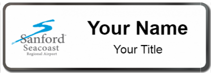 Custom name badges for Sanford Seacoast Regional Airport
