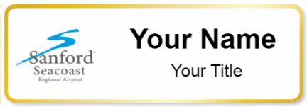 Custom name badges for Sanford Seacoast Regional Airport