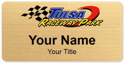 Custom name badges for Tulsa Raceway Park