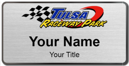 Custom name badges for Tulsa Raceway Park
