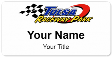 Custom name badges for Tulsa Raceway Park