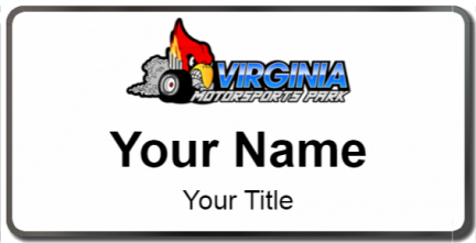 Custom name badges for Virginia Motorsports Park