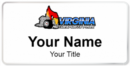 Custom name badges for Virginia Motorsports Park