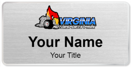 Custom name badges for Virginia Motorsports Park