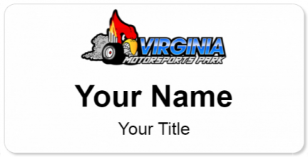 Custom name badges for Virginia Motorsports Park