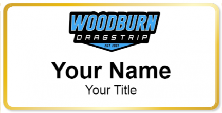 Custom name badges for Woodburn Dragstrip