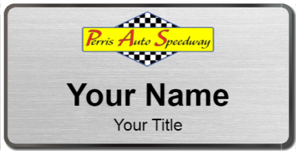 Custom name badges for Perris Auto Speedway