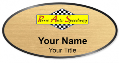 Custom name badges for Perris Auto Speedway