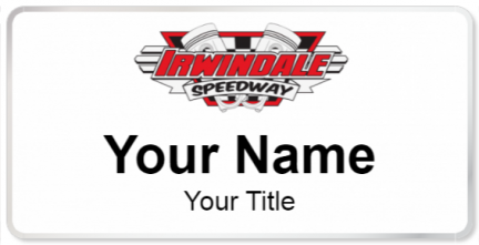 Custom name badges for Irwindale Speedway