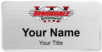 Custom name badges for Irwindale Speedway