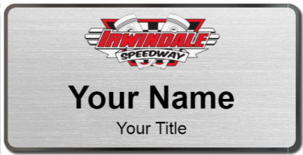 Custom name badges for Irwindale Speedway