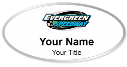 Custom name badges for Evergreen Speedway