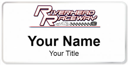 Custom name badges for Riverhead Raceway