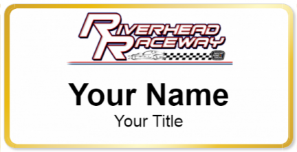 Custom name badges for Riverhead Raceway