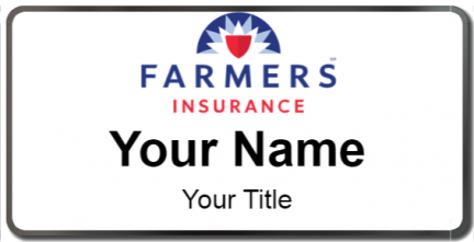 Custom name badges for Farmers Insurance