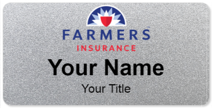 Custom name badges for Farmers Insurance