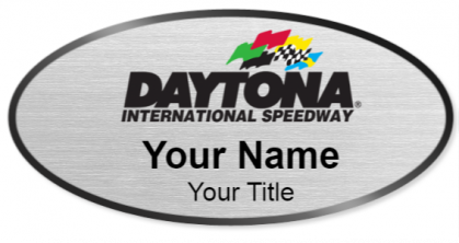 Custom name badges for Daytona International Speedway
