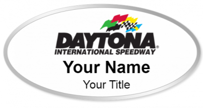 Custom name badges for Daytona International Speedway