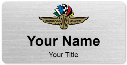 Custom name badges for Indianapolis Motor Speedway