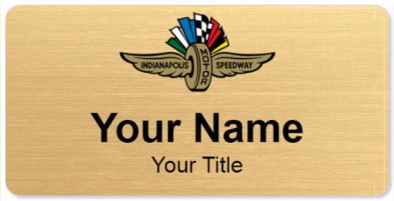 Custom name badges for Indianapolis Motor Speedway
