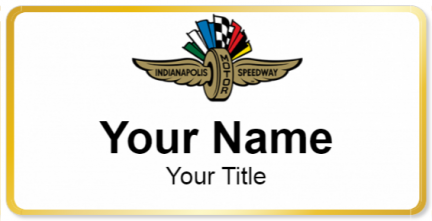 Custom name badges for Indianapolis Motor Speedway