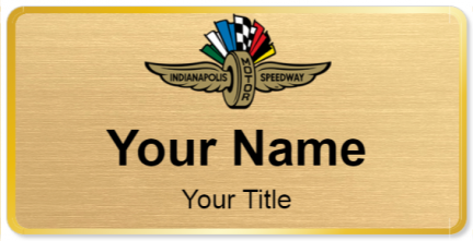 Custom name badges for Indianapolis Motor Speedway