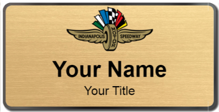 Custom name badges for Indianapolis Motor Speedway