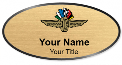 Custom name badges for Indianapolis Motor Speedway