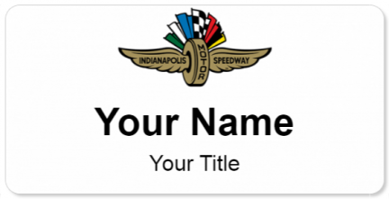Custom name badges for Indianapolis Motor Speedway