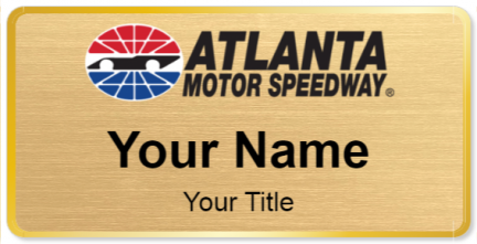 Custom name badges for Atlanta Motor Speedway