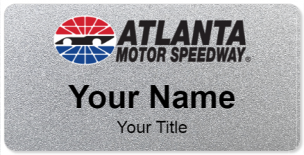 Custom name badges for Atlanta Motor Speedway