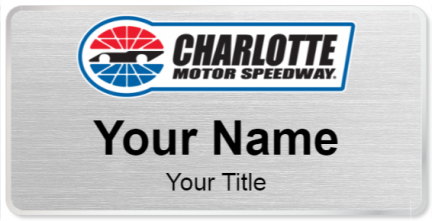 Custom name badges for Charlotte Motor Speedway