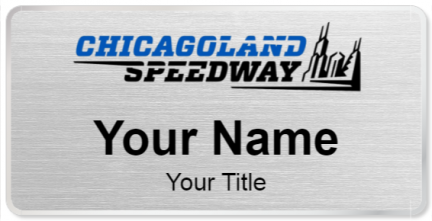 Custom name badges for Chicagoland Speedway