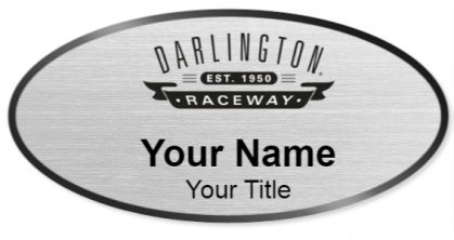 Custom name badges for Darlington Raceway