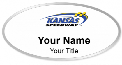 Custom name badges for Kansas Speedway