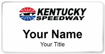 Custom name badges for Kentucky Speedway