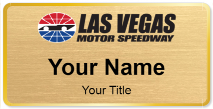 Custom name badges for Las Vegas Motor Speedway